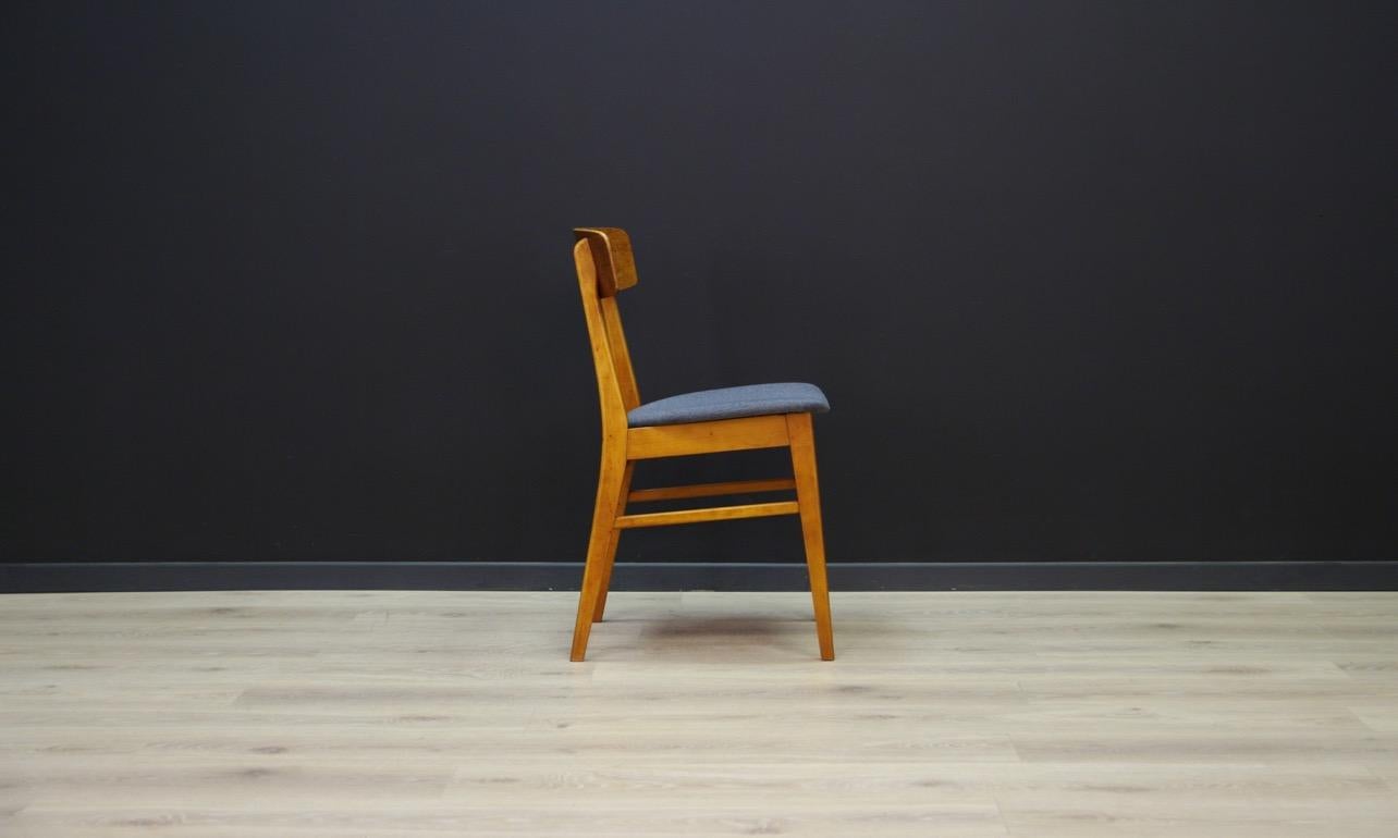 Fabric Farstrup Chairs Teak 1960-1970 Danish Design