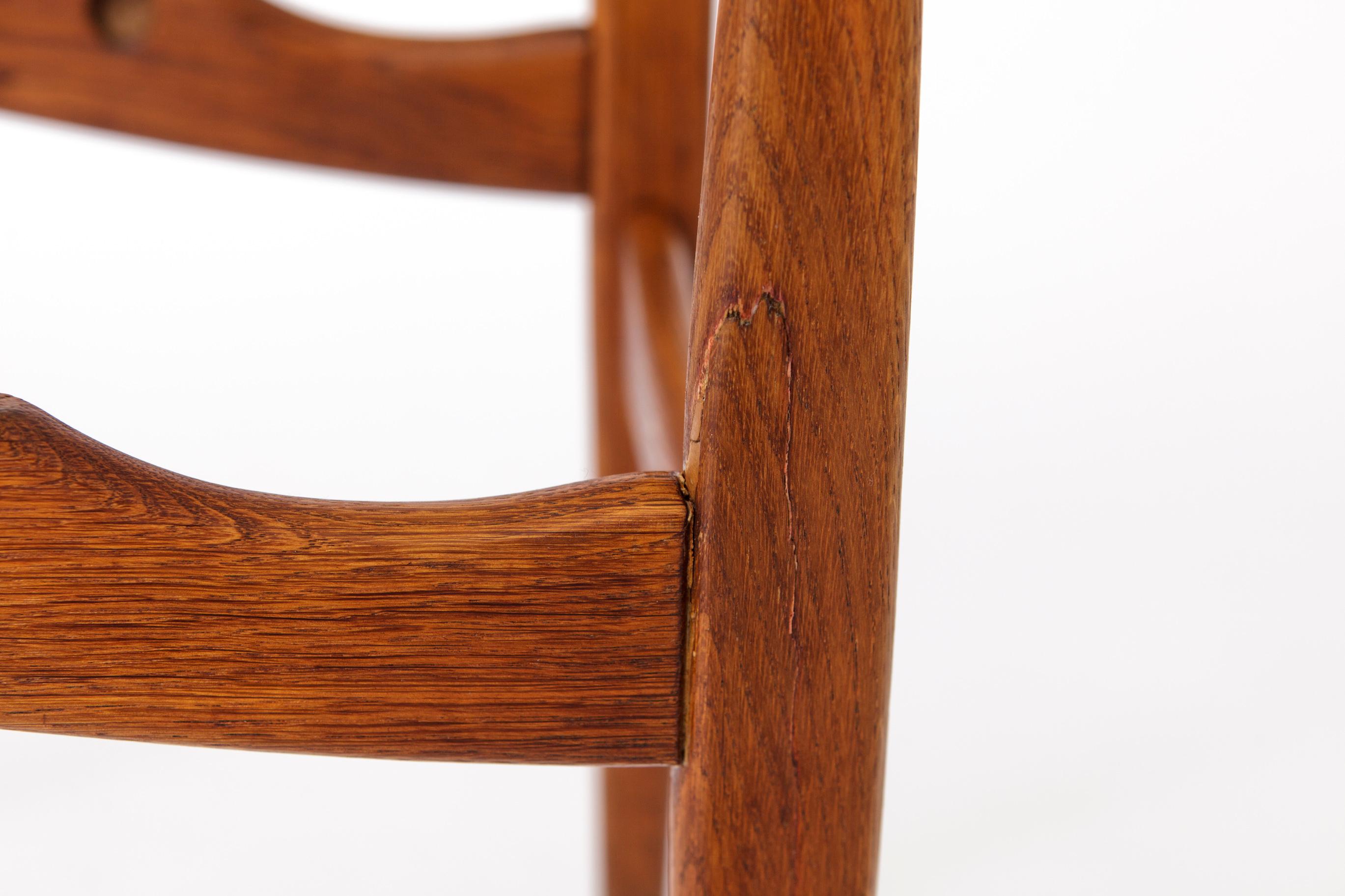 Farstrup Dining Chair - Repaired, 1960s, Oak & Teak, Danish Vintage 4