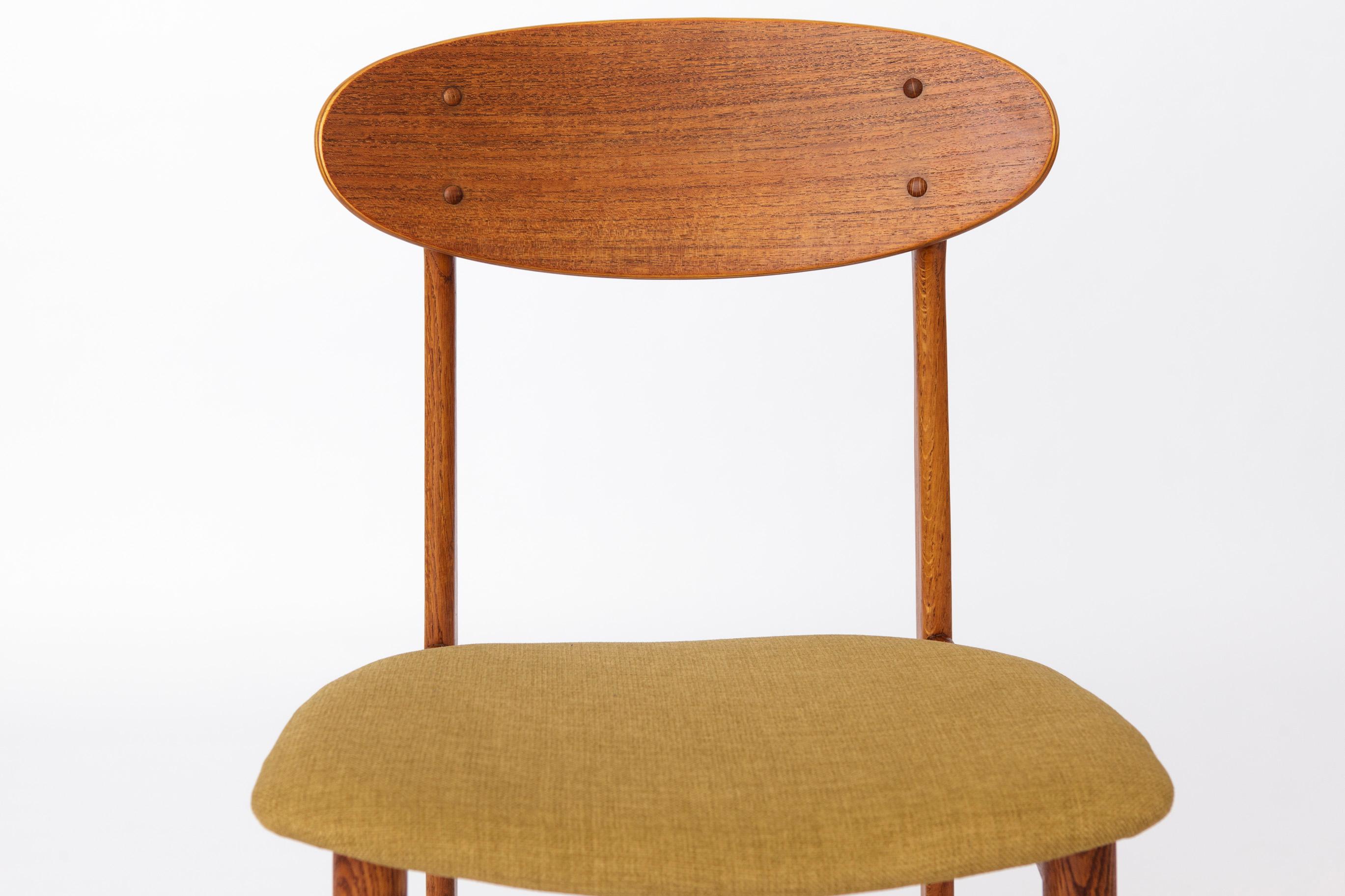 Mid-Century Modern Farstrup Dining Chair - Repaired, 1960s, Oak & Teak, Danish Vintage