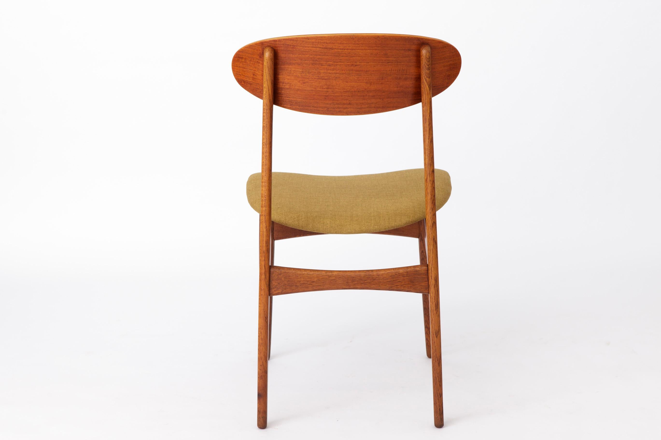 Farstrup Dining Chair - Repaired, 1960s, Oak & Teak, Danish Vintage 2