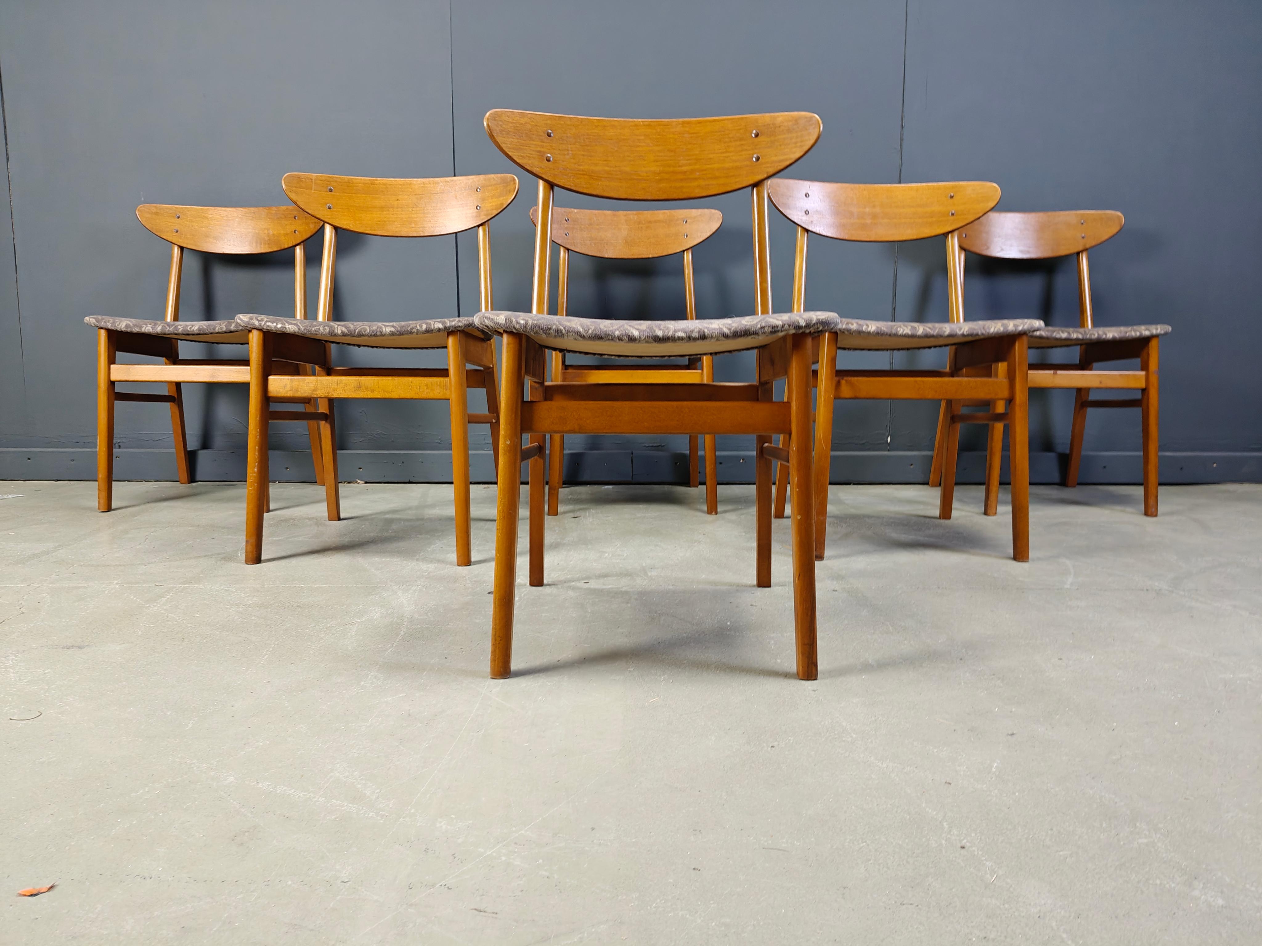 Farstrup Mobler dining chairs, set of 6 -  1960s For Sale 3