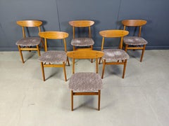 Farstrup AM Mobler Esszimmerstühle, 6-teilig -  1960s