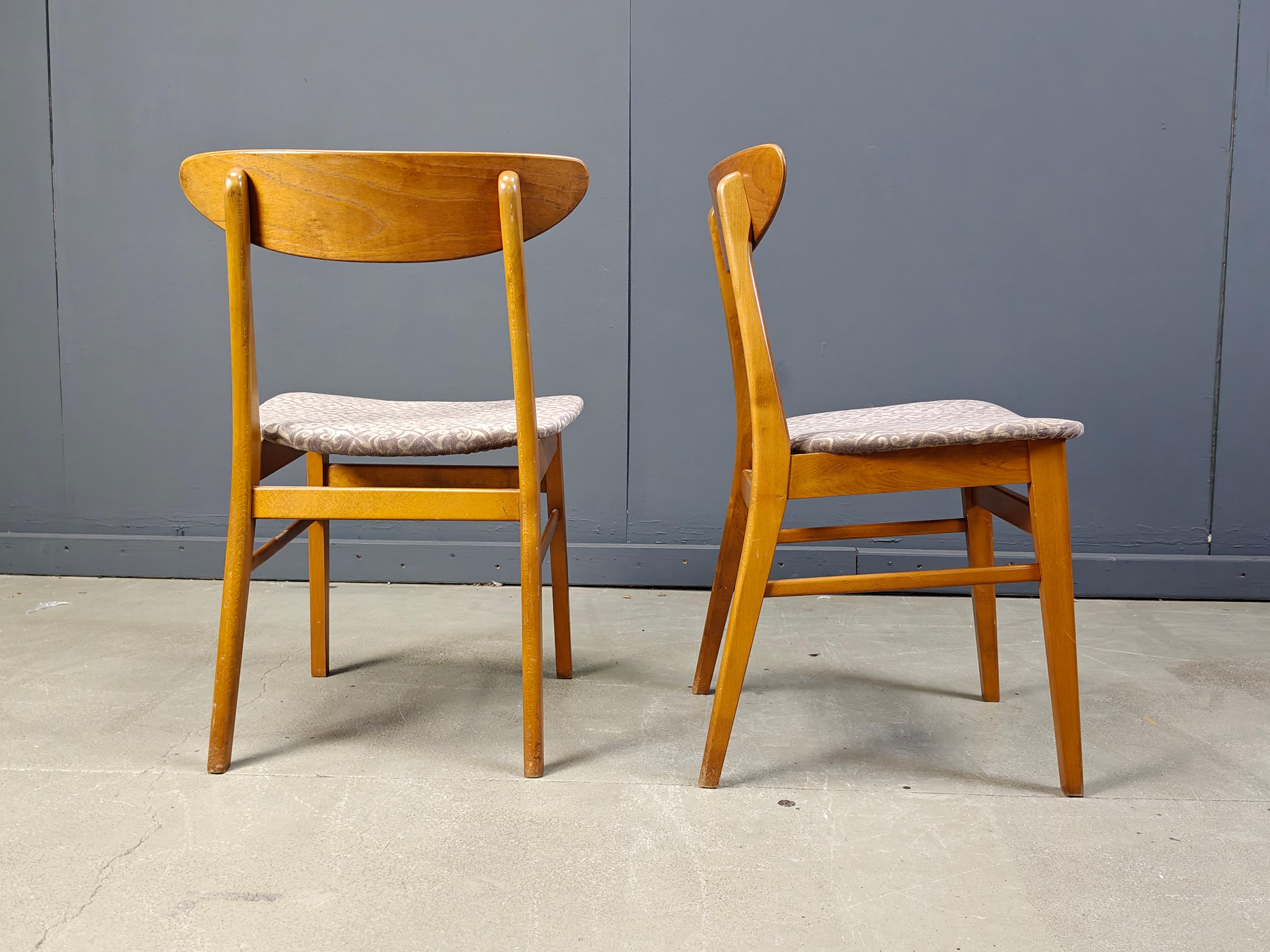Mid-Century Modern Farstrup Mobler dining chairs, set of 6 -  1960s For Sale