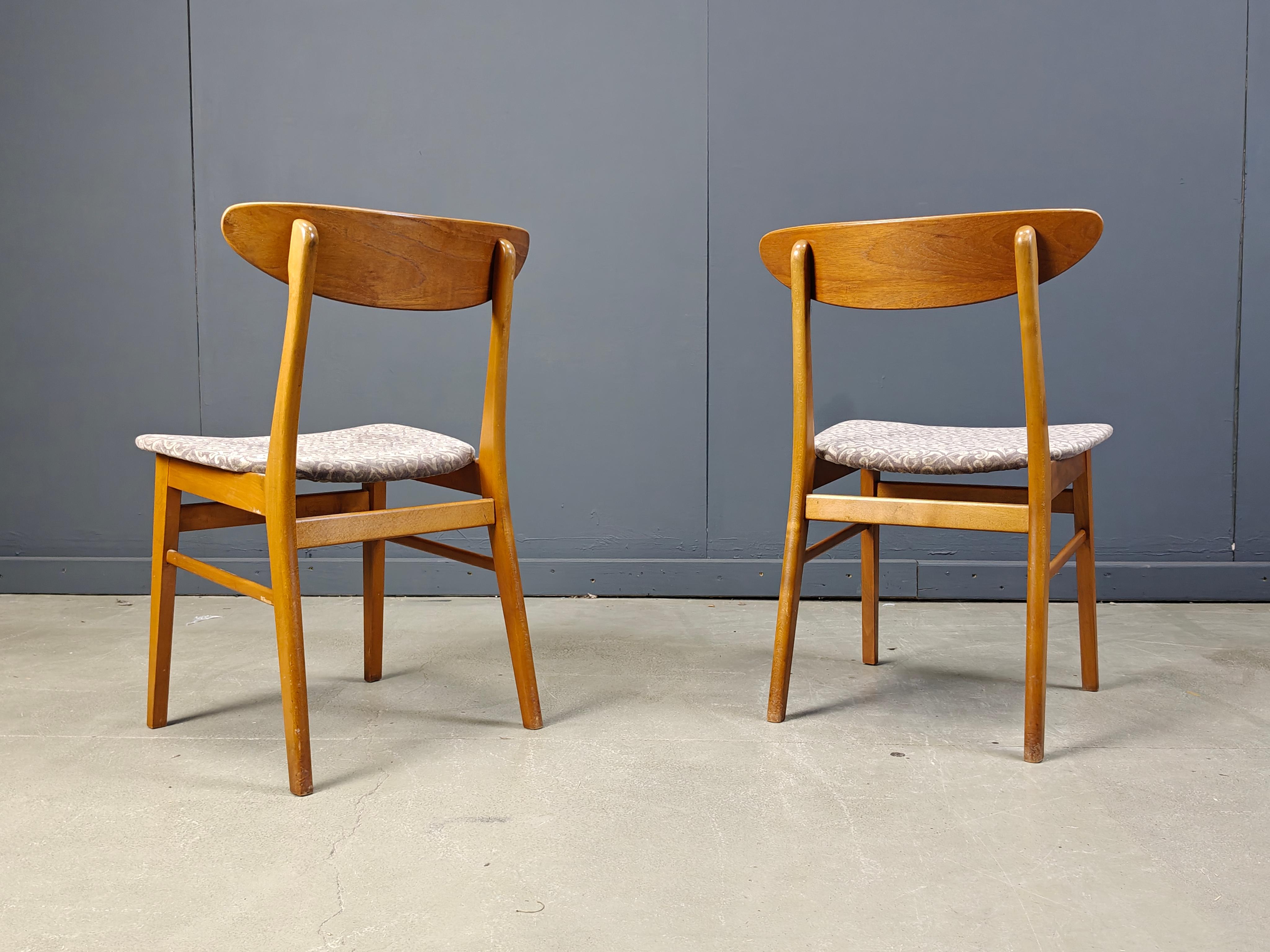 Danish Farstrup Mobler dining chairs, set of 6 -  1960s For Sale