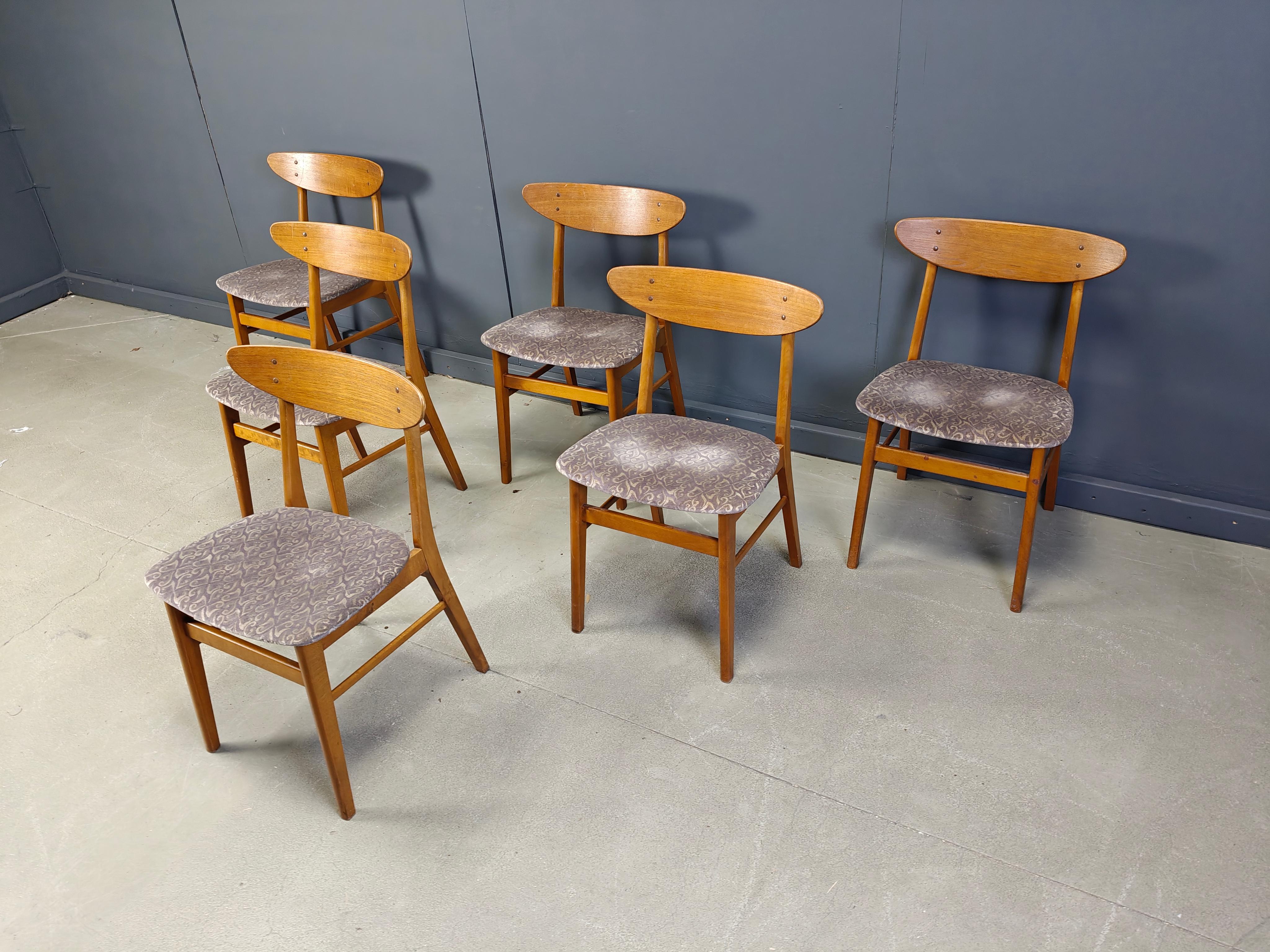 Farstrup Mobler dining chairs, set of 6 -  1960s For Sale 1