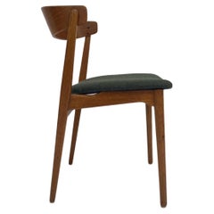 Farstrup Model 206 Oak and Teak and Green Wool Desk Chair