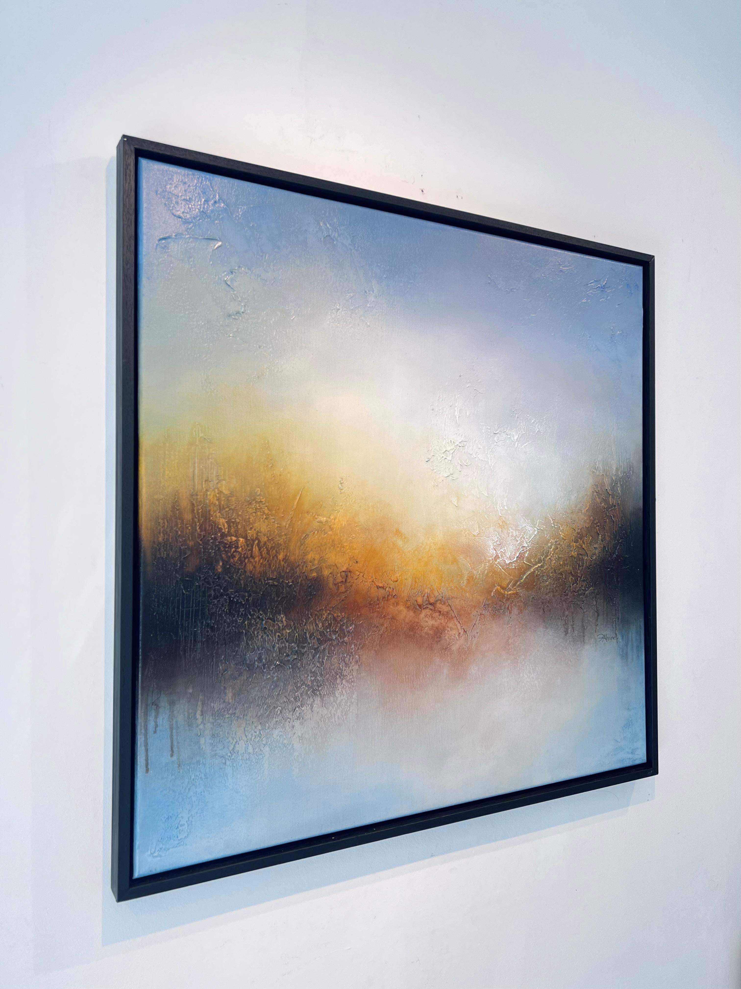 My Light-original abstract sunset landscape painting-artwork-contemporary Art - Abstract Expressionist Painting by Faryal Ahmad