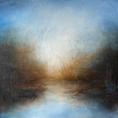 Realize- original abstract water landscape painting-artwork-contemporary Art