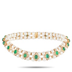Fasano 18k Yellow Gold 3.20ct Diamond Choker Necklace