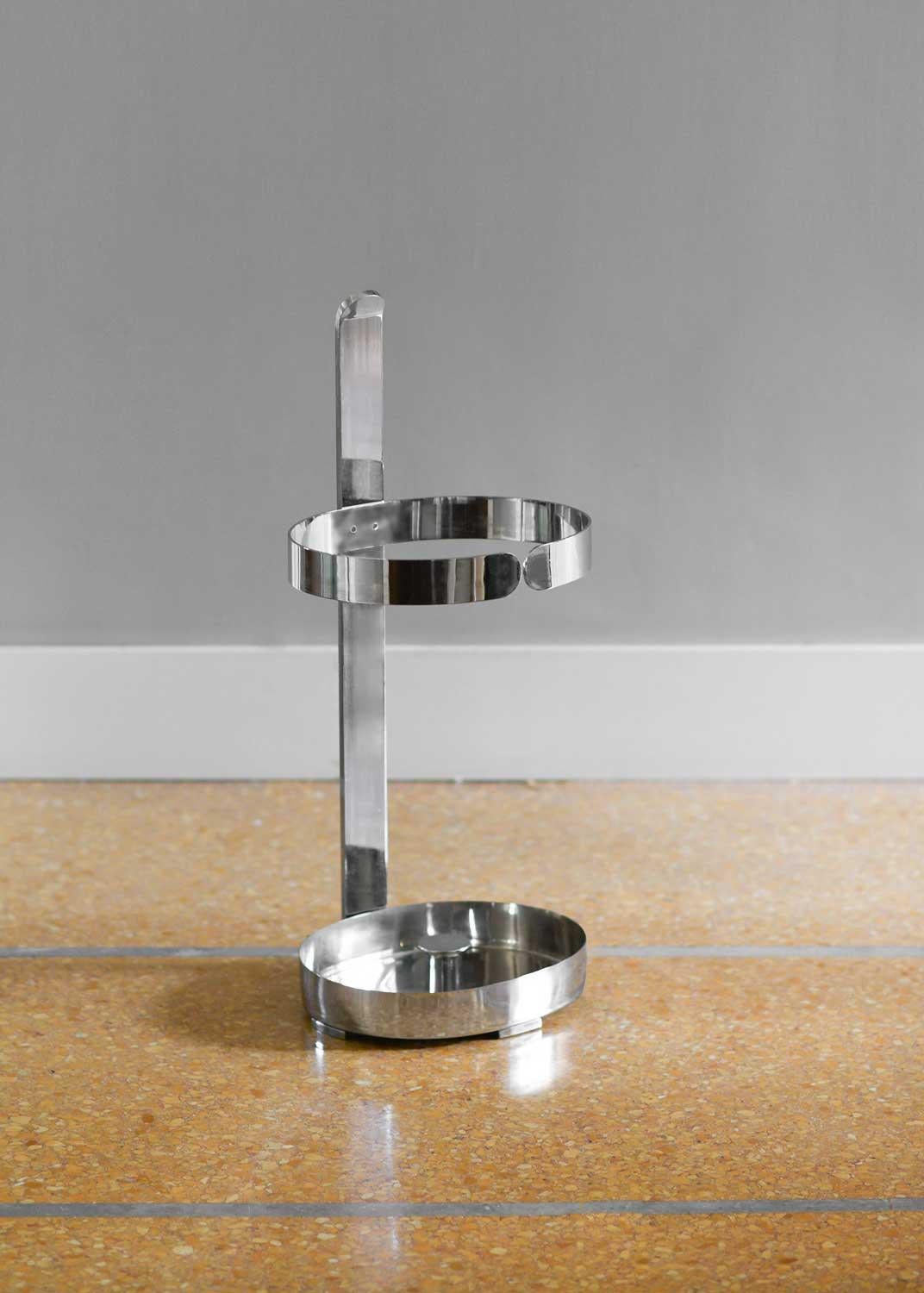 Porte-parapluies Fasce Cromate de Luigi Caccia Dominioni pour Azucena 1980 en vente 1