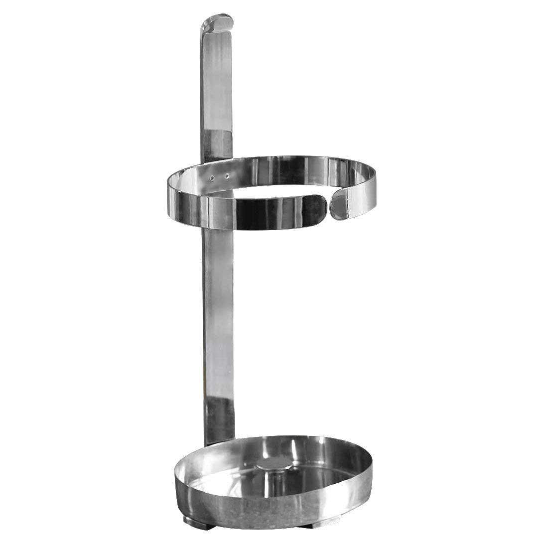 "Fasce Cromate" Umbrella Stand by Luigi Caccia Dominioni for Azucena, 1980 For Sale