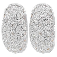 Fascinating 0.40ct Diamond Earrings in 18k White Gold