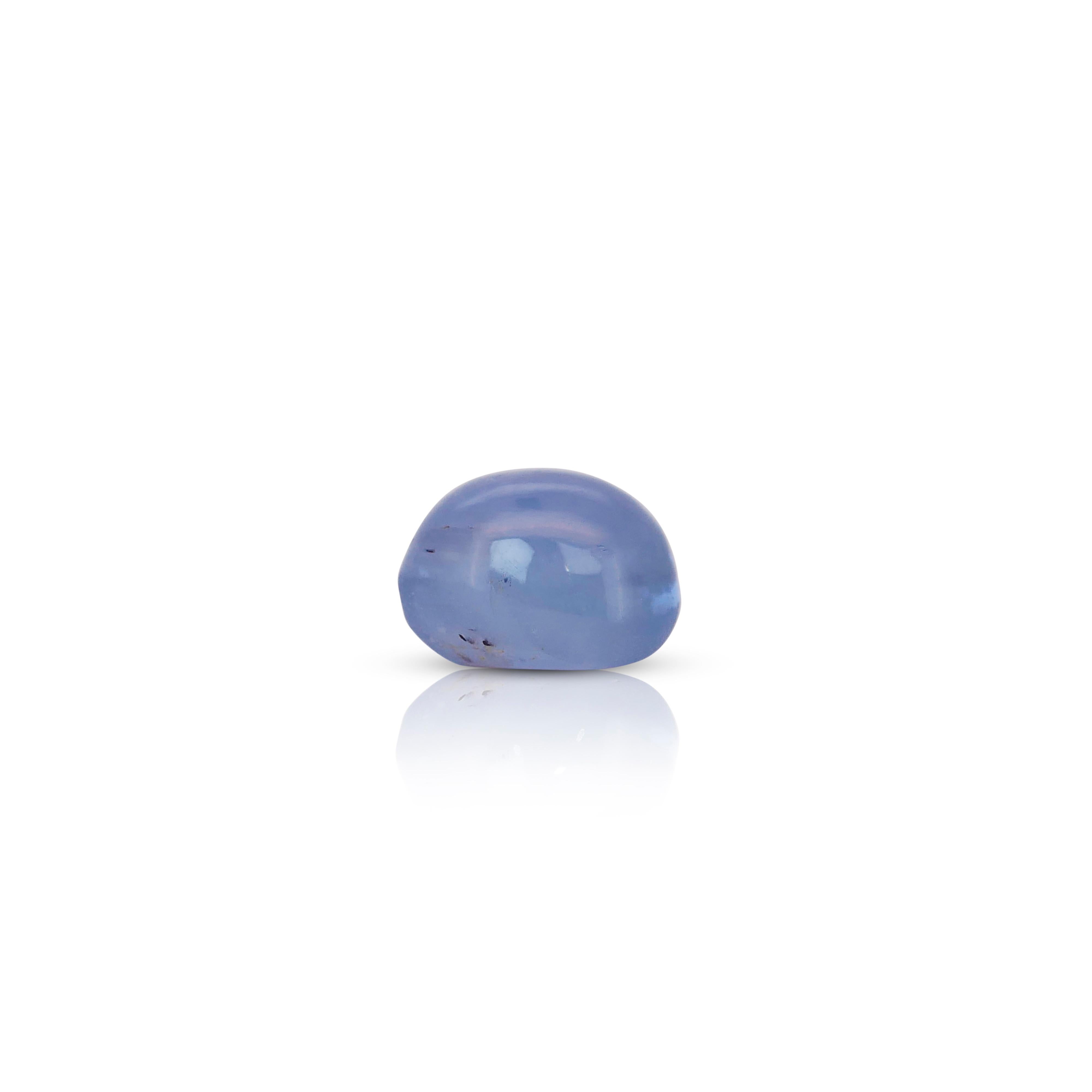 Fascinating 10.27ct Star Sapphire Gemstone - IGI Certified In New Condition For Sale In רמת גן, IL
