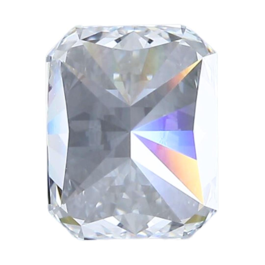 Donna Affascinante diamante doppio eccellente a forma di raggiera con taglio ideale da 1,74 carati in vendita