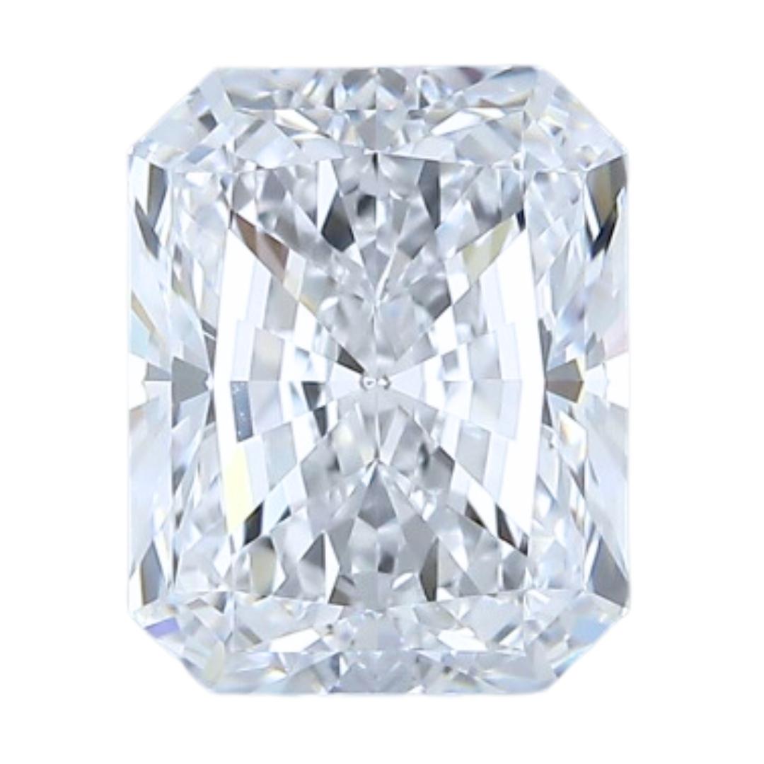Affascinante diamante doppio eccellente a forma di raggiera con taglio ideale da 1,74 carati in vendita 2