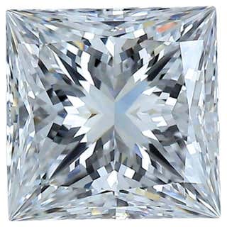 Square Style Diamond Elegant 2.07ct Double Excellent Ideal Cut Pair of Square Diamonds -GIA ...