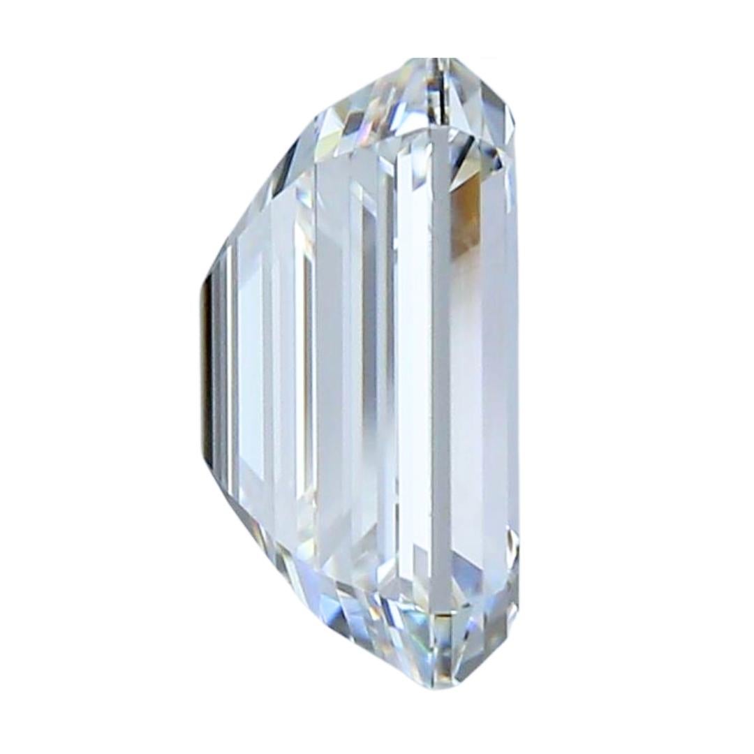 Faszinierender 4,03ct Ideal Cut Smaragd-Schliff Diamant - GIA zertifiziert im Zustand „Neu“ im Angebot in רמת גן, IL