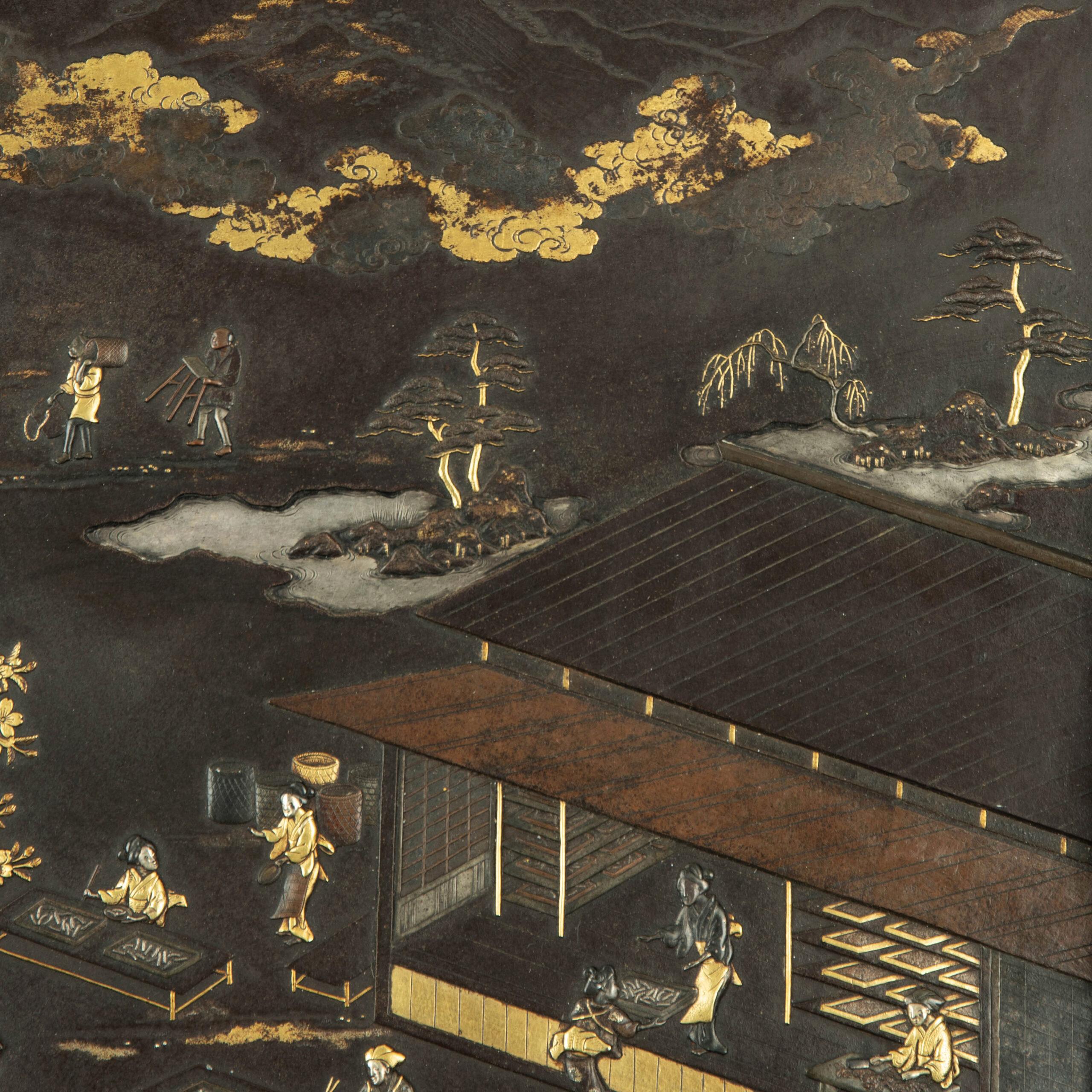 Faszinierende japanische Eisentafel - Komai Company of Kyoto (Japanisch)