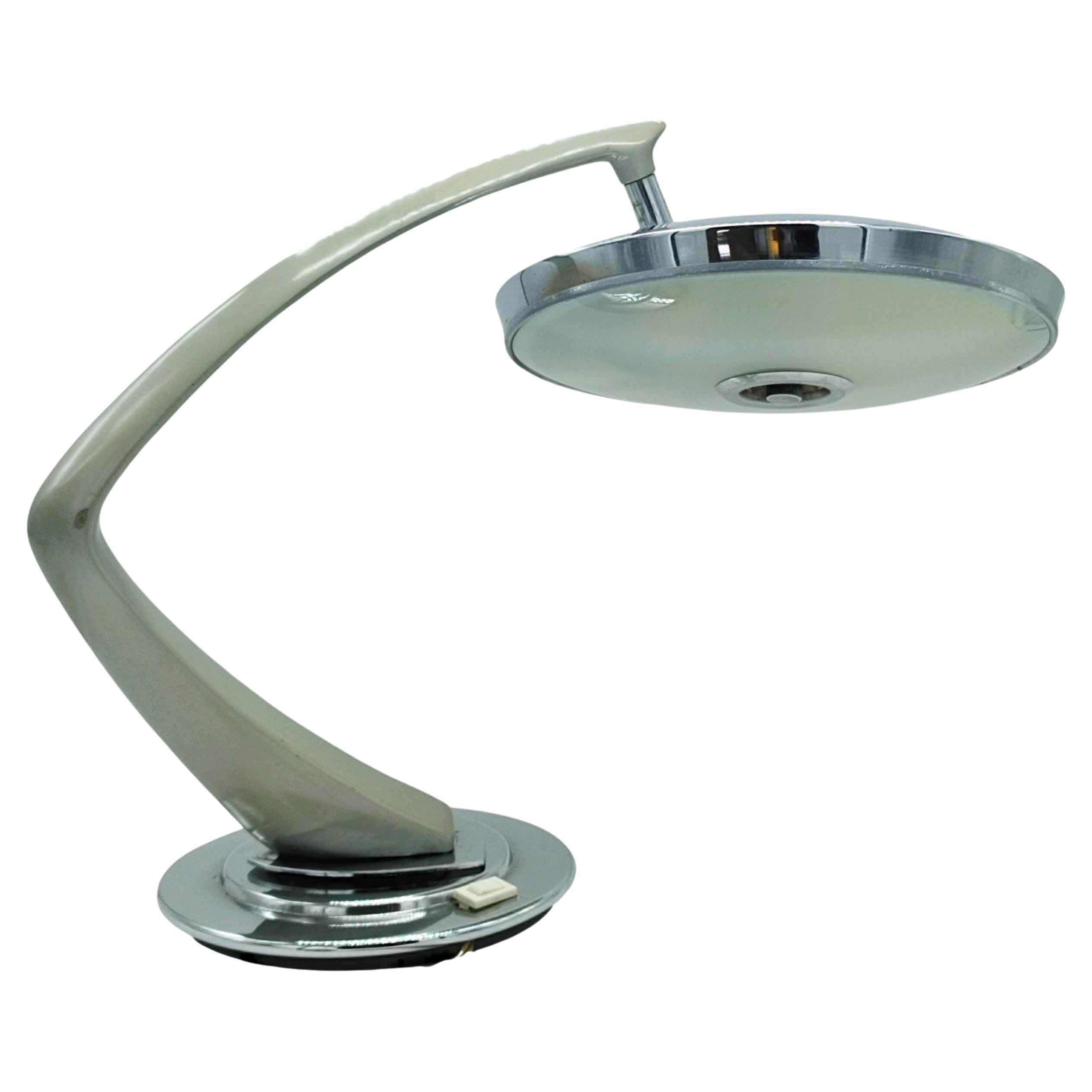 Luis Perez De La Oliva Fase  "Boomerang 2000" Articulated Desk Lamp, Spain 1970s