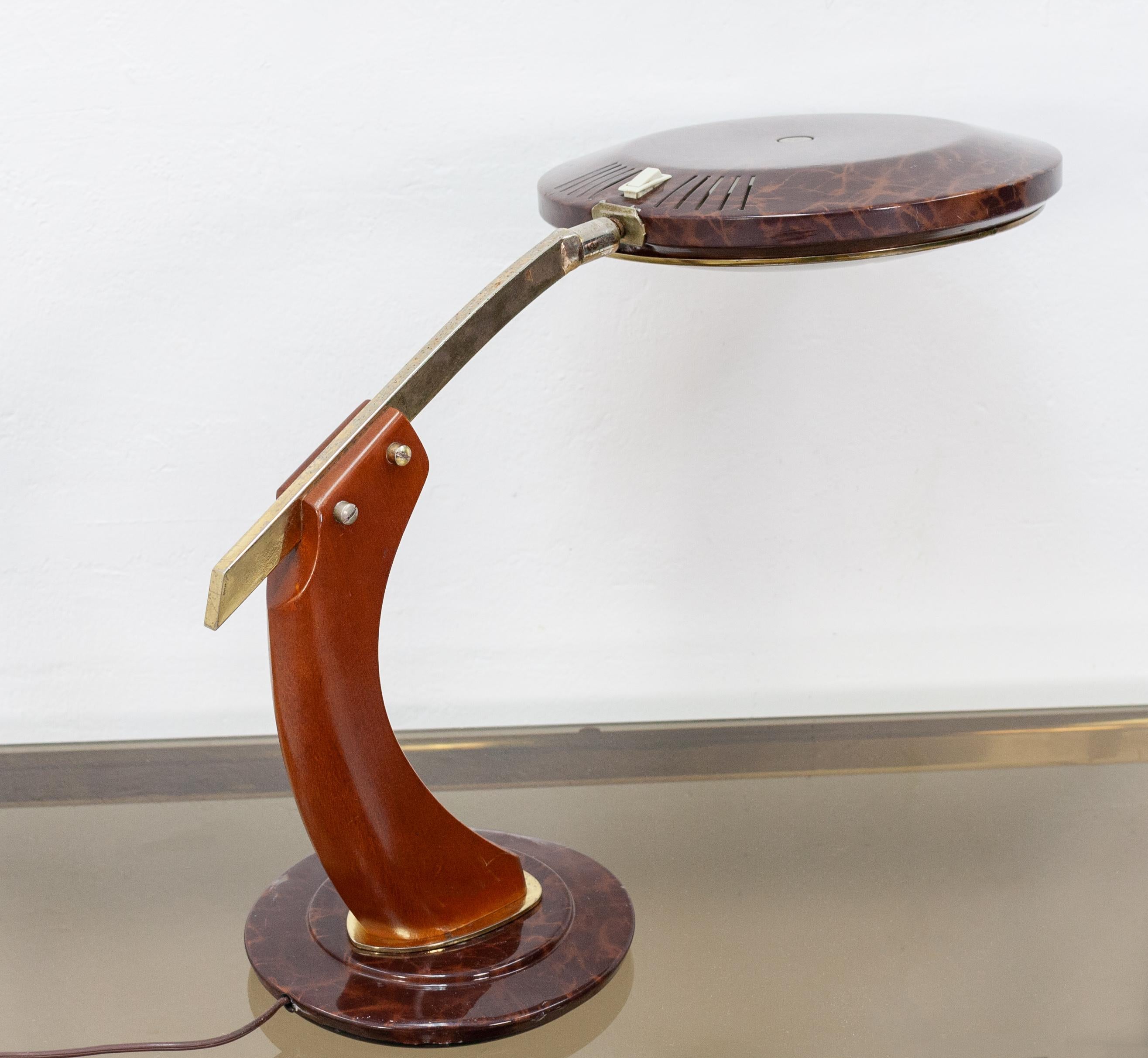 Fase Desk Lamp “The President” In Good Condition In Den Haag, NL