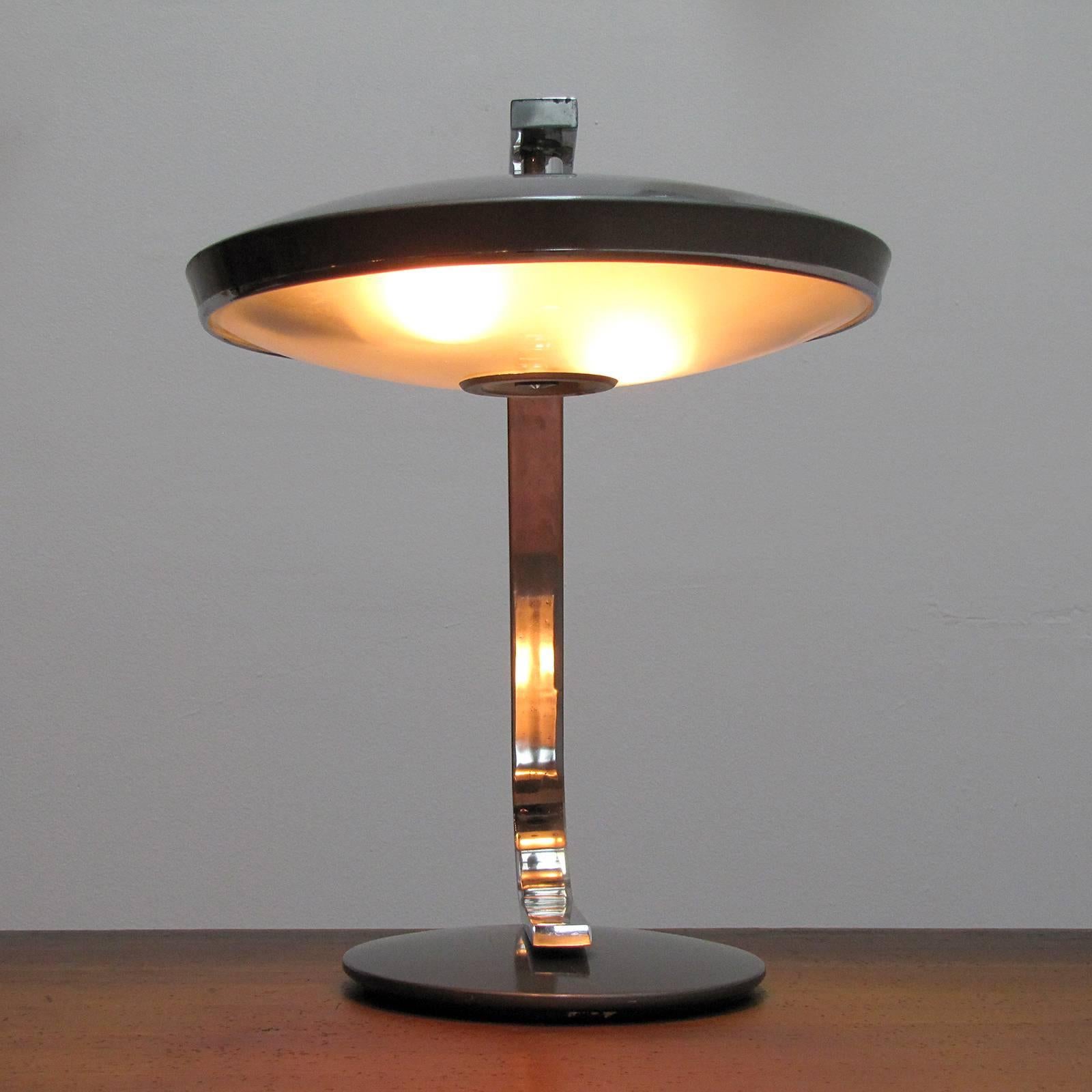 Chrome Fase Madrid Desk Lamp, 1964