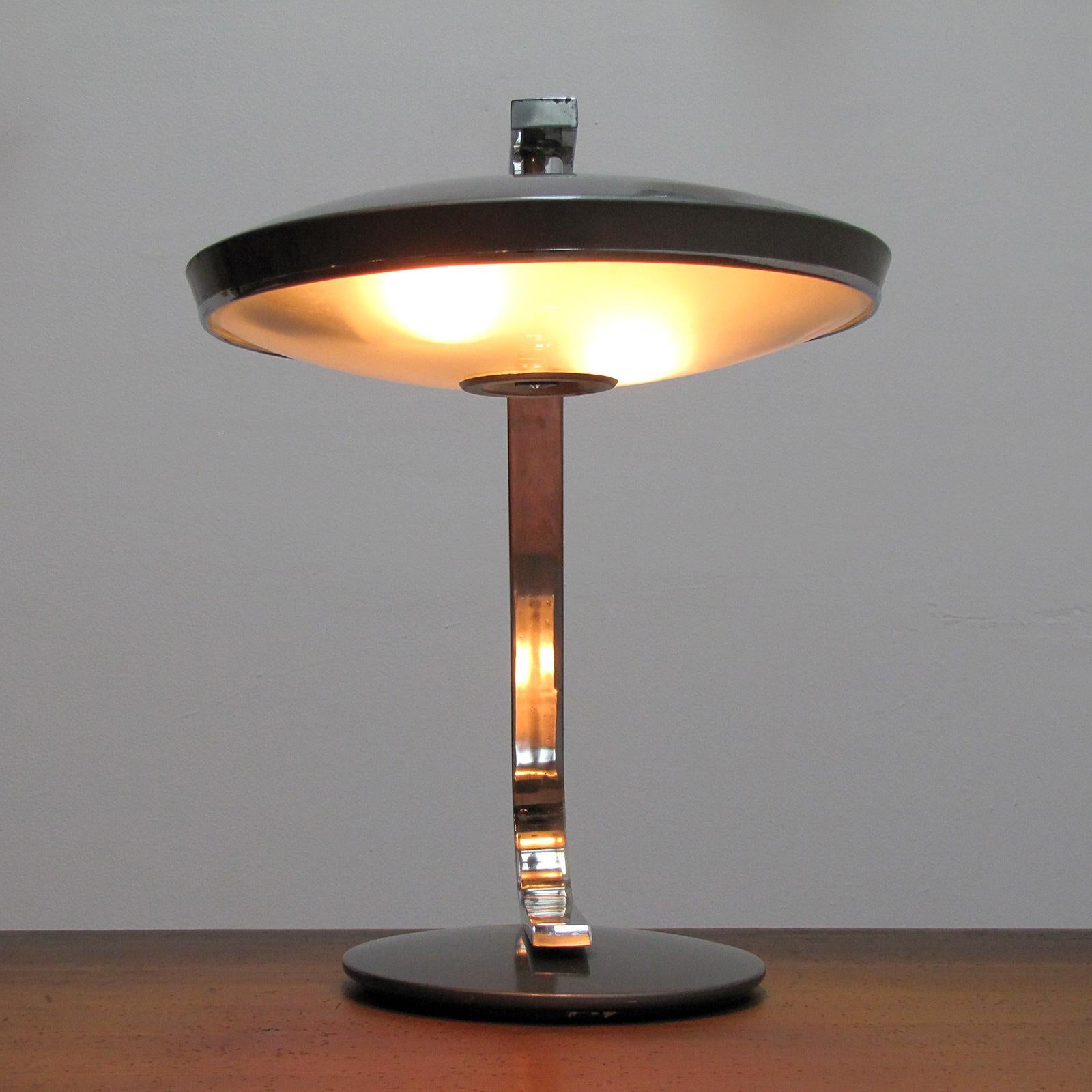 Chrome Fase Madrid Desk Lamp, 1964 For Sale