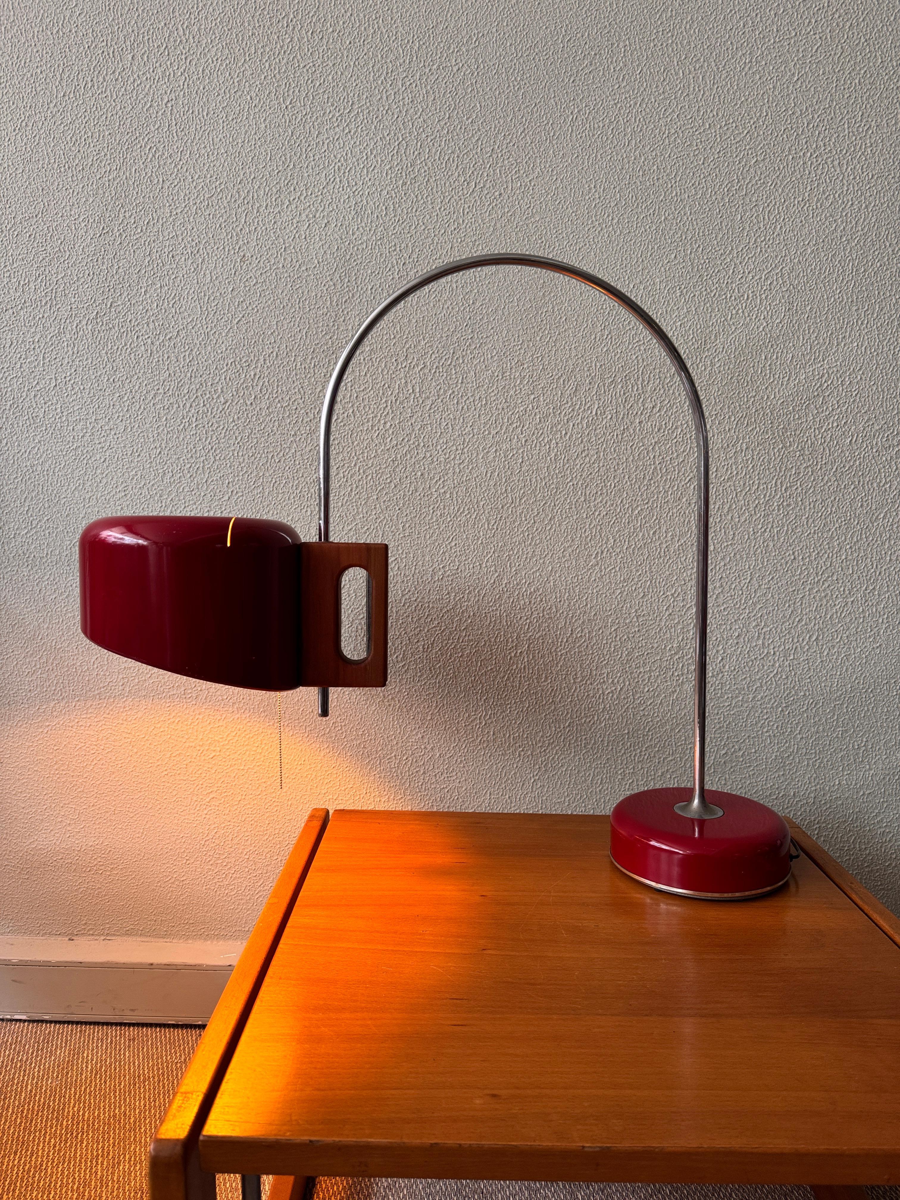 Mid-Century Modern Fase Madrid table lamp model SAUCE by Tomás Díaz Magro, 1969 For Sale