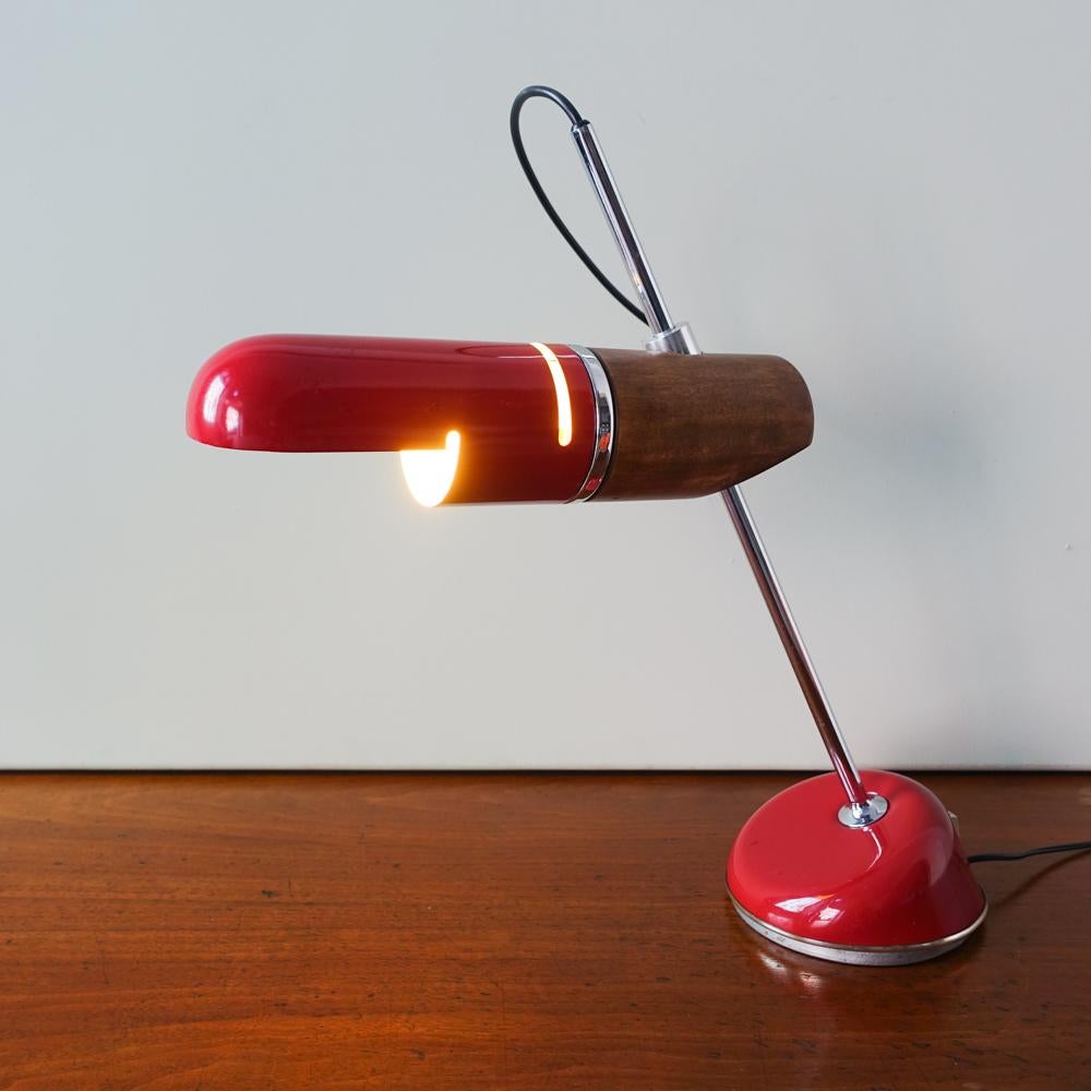 Fase Madrid table lamp model TORPEDO by Tomás Díaz Magro, 1969 In Good Condition In Lisboa, PT