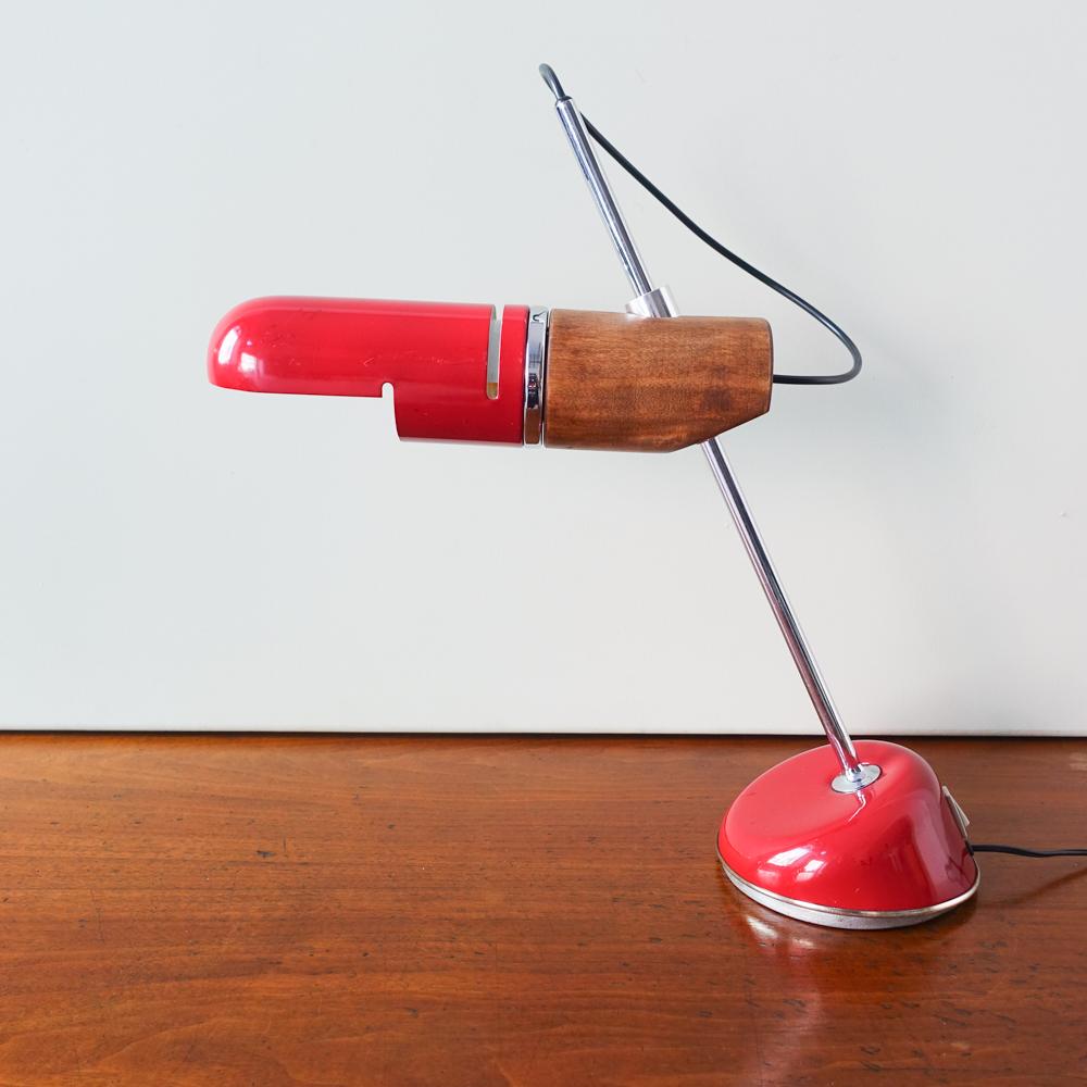 Metal Fase Madrid table lamp model TORPEDO by Tomás Díaz Magro, 1969