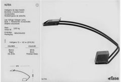 Fase Model Nutria Mid-Century Modern Office Table Lamp, Spain, 1980