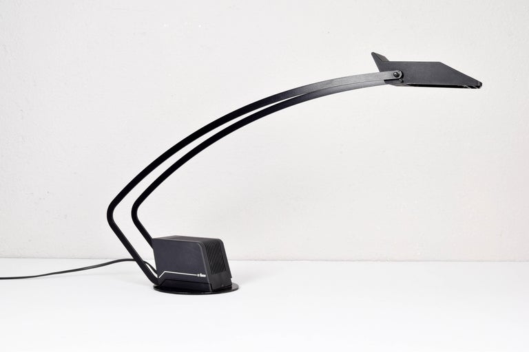 Spanish Fase Model Nutria Mid-Century Modern Office Table Lamp, Spain, 1980 For Sale