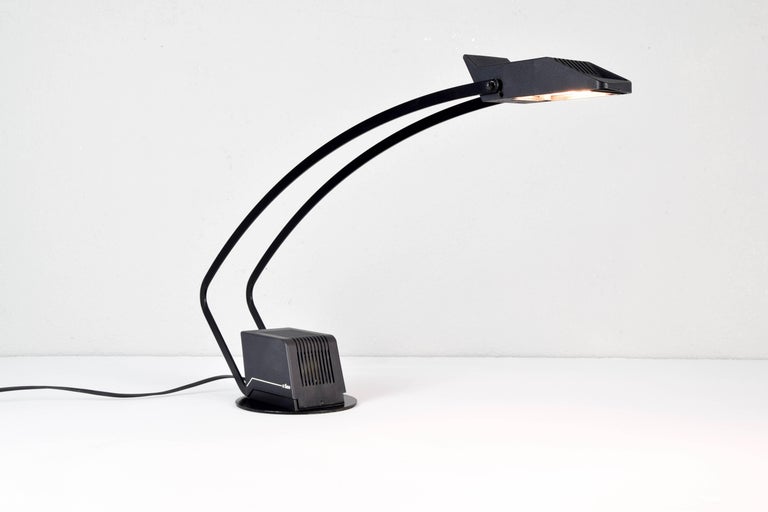 20th Century Fase Model Nutria Mid-Century Modern Office Table Lamp, Spain, 1980 For Sale