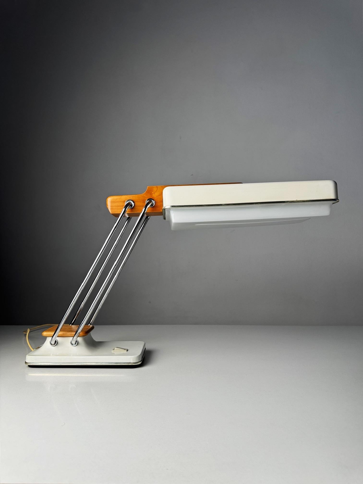 Fase Paralex Table Lamp by Tomás Díaz Magro – 1960s Iconic Design all original 4