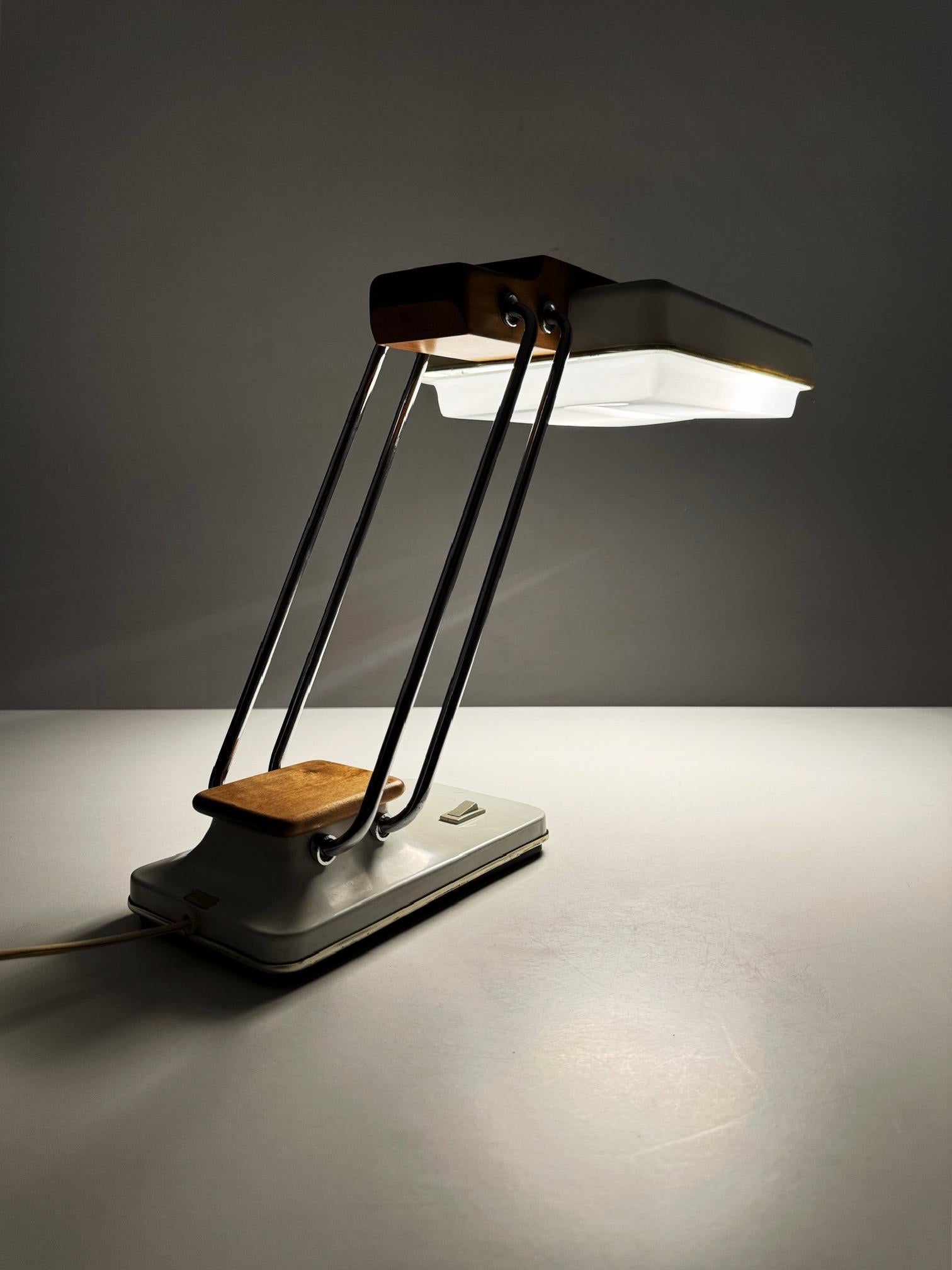 Fase Paralex Table Lamp by Tomás Díaz Magro – 1960s Iconic Design all original 10