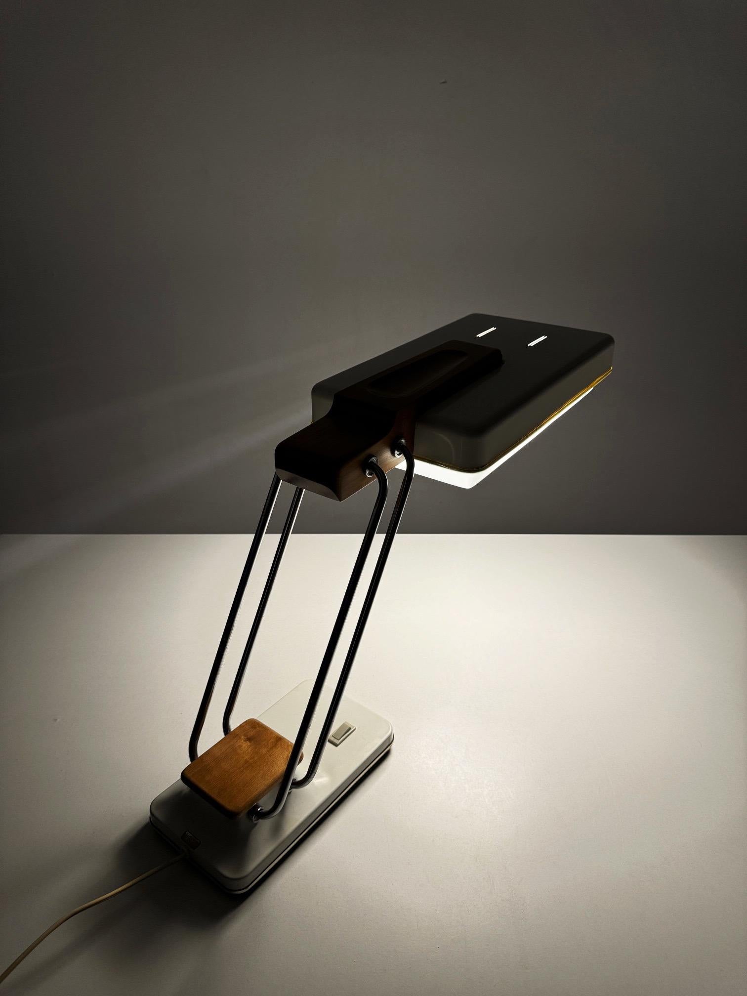 Fase Paralex Table Lamp by Tomás Díaz Magro – 1960s Iconic Design all original 11