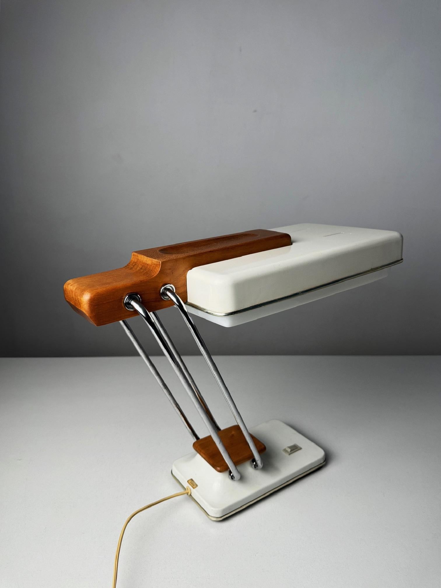Fase Paralex Table Lamp by Tomás Díaz Magro – 1960s Iconic Design all original In Good Condition In BARCELONA, ES