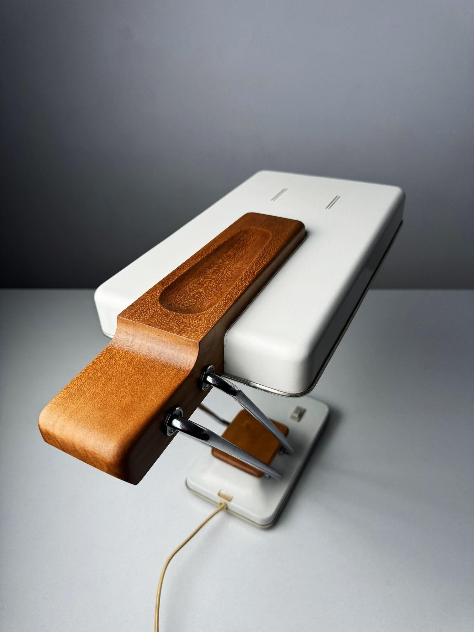 Mid-20th Century Fase Paralex Table Lamp by Tomás Díaz Magro – 1960s Iconic Design all original