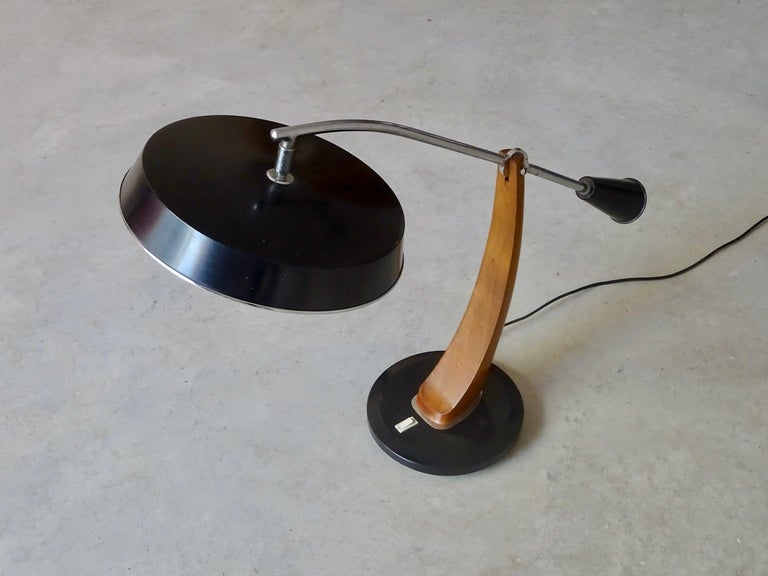 Fase “Presidente” Desk Lamp, Spain, 1960s For Sale 4