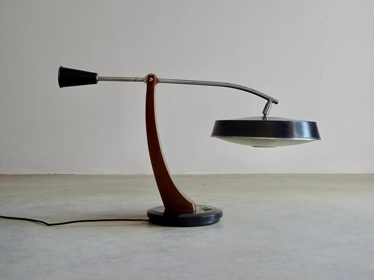 Fase “Presidente” Desk Lamp, Spain, 1960s For Sale 2