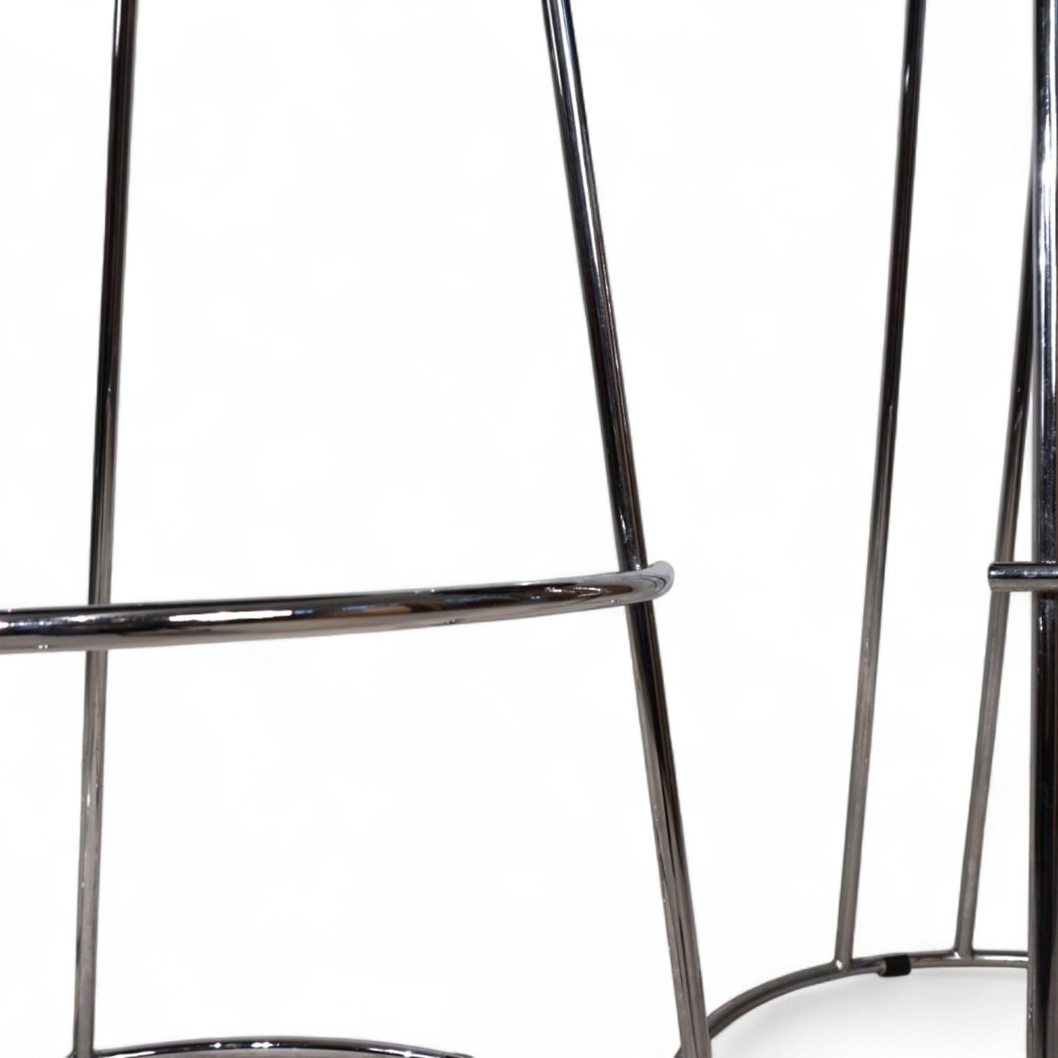 Fasem Italia Ensemble de tabourets de bar postmodernes en 3 parties par Nobu Tanigawa, 1990 en vente 7