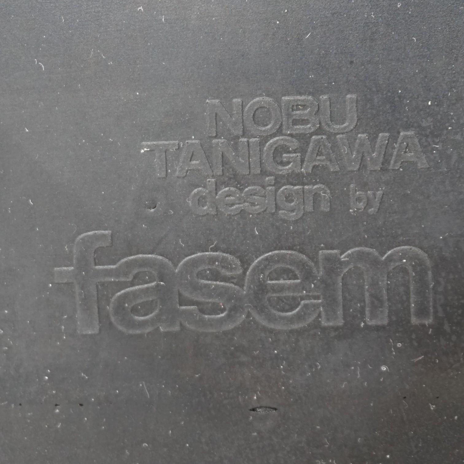 Fasem Italia Ensemble de tabourets de bar postmodernes en 3 parties par Nobu Tanigawa, 1990 en vente 10