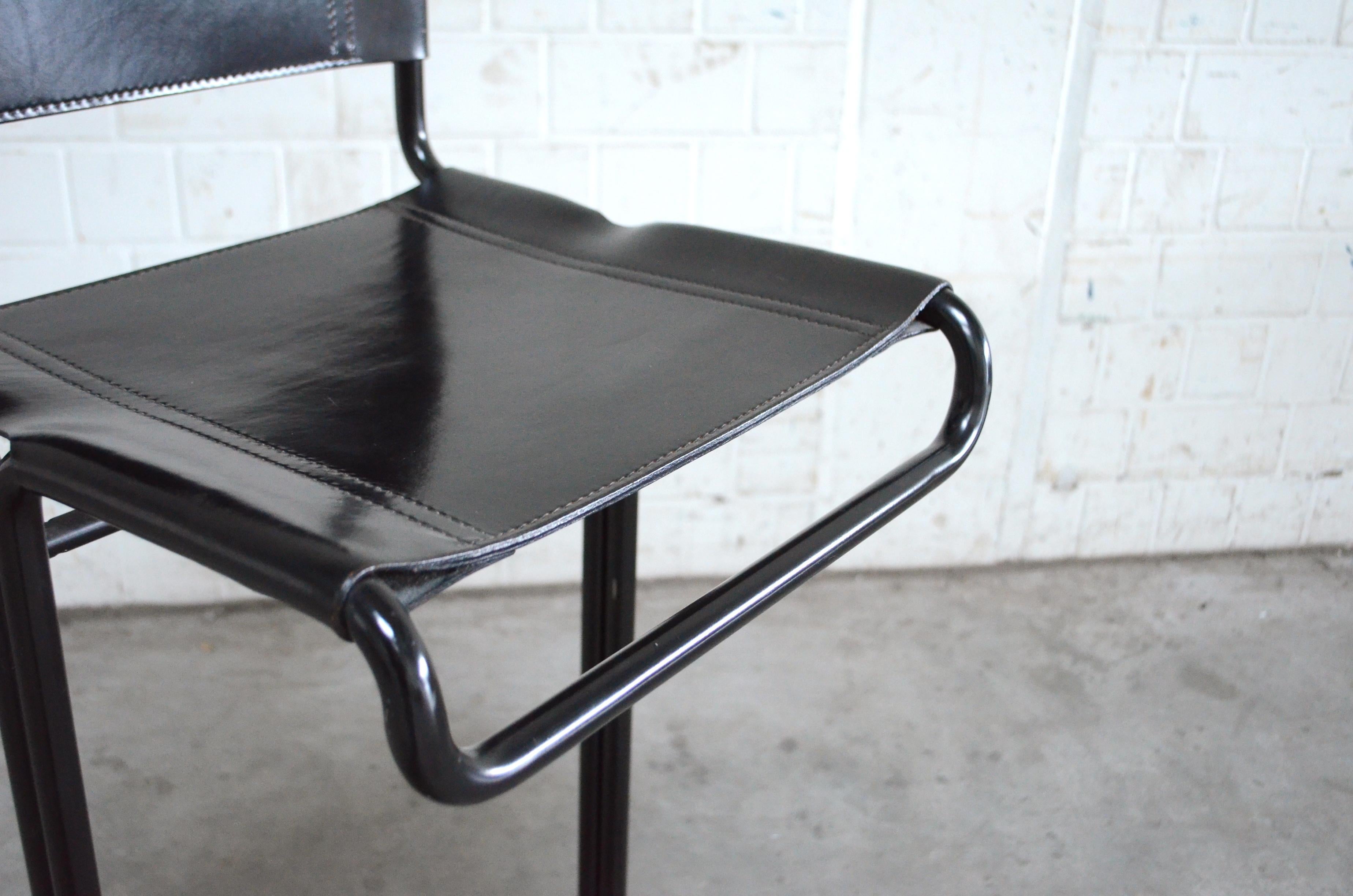 Fasem Italian Barstool Stool Saddle Cantilever Chair 3