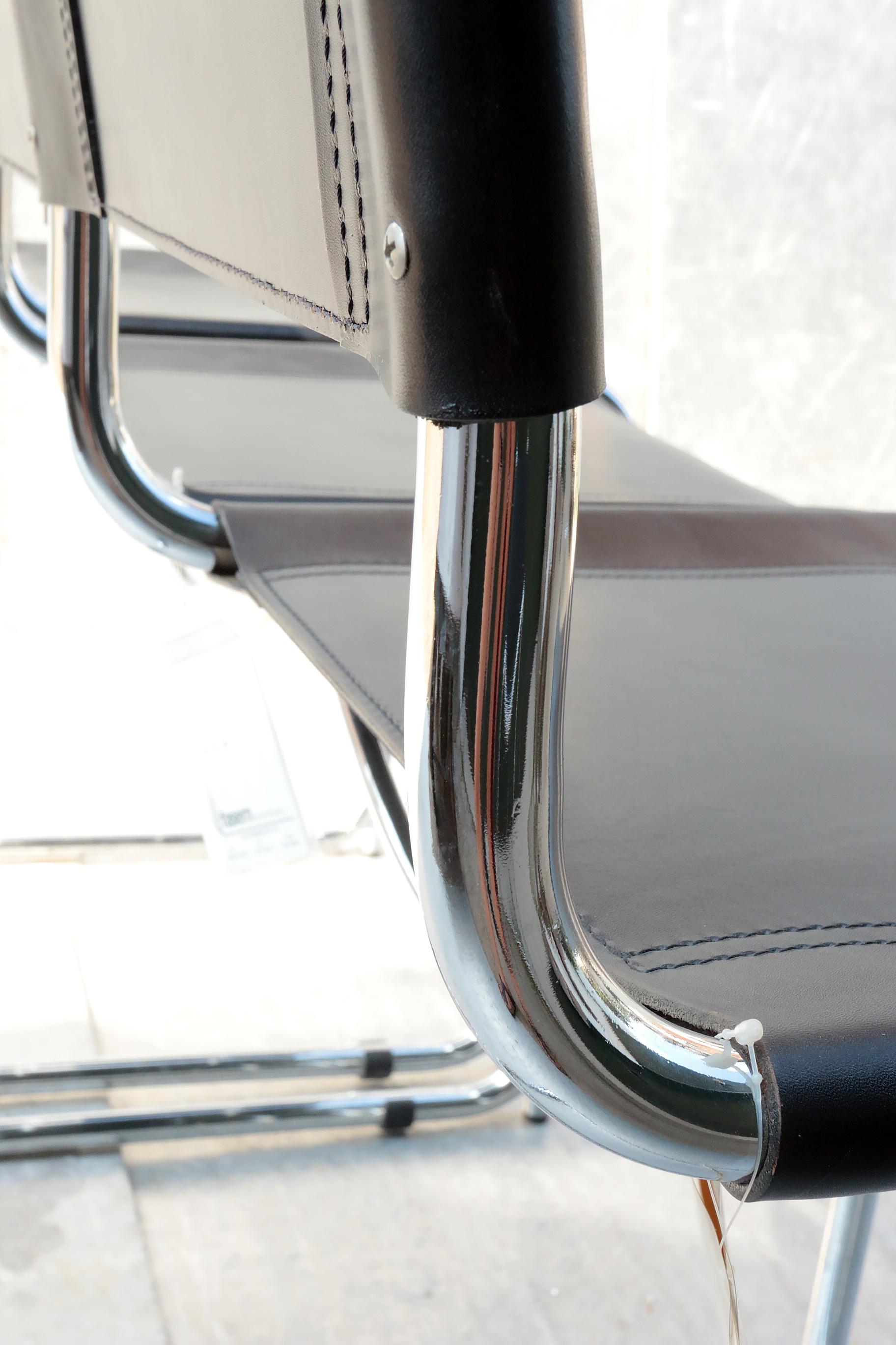 Fasem Italy Barstools by Mart Stam, 1980s 2