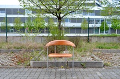 Fasem Vintage Cognac Vegetal Leather Chair P40 by Vegni & Gualtierotti