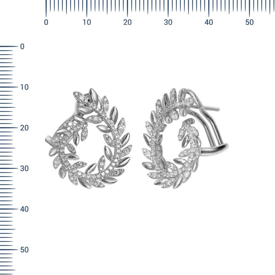 Earrings White Gold 14 K
Diamond 32-Round 57-0,41-4/5-
Diamond 144-Round 57-0,75-4/5-
Weight 7.9 grams

With a heritage of ancient fine Swiss jewelry traditions, NATKINA is a Geneva based jewellery brand, which creates modern jewellery masterpieces