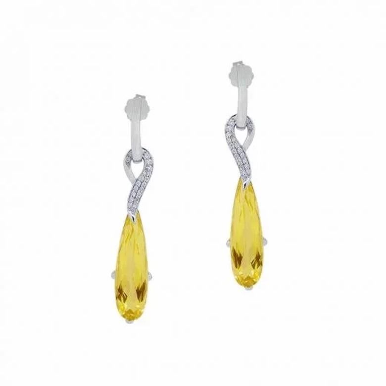 White Gold 14K Earrings
Diamond 44-0,3 ct
Geliodor 2-18,4 ct 

Weight 11.77 grams





It is our honor to create fine jewelry, and it’s for that reason that we choose to only work with high-quality, enduring materials that can almost immediately