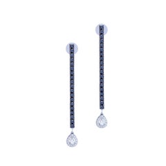 Fashion Diamond White 18k Gold Earrings for Her