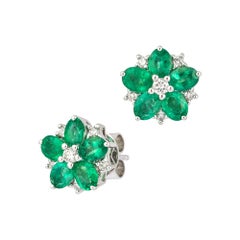 Moda Orecchini in oro bianco 18k con diamante per lei