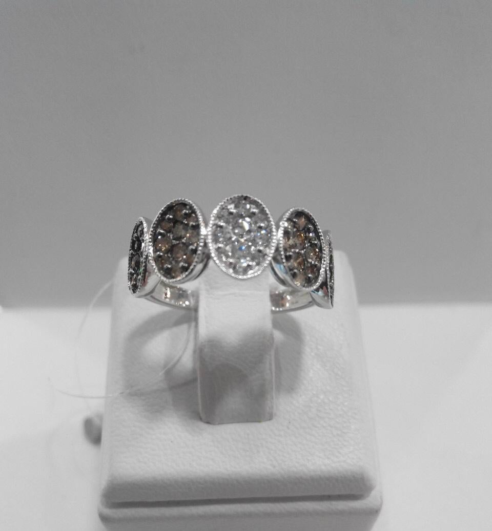 Mode Diamant-Ohrringe aus Weißgold im Angebot 2