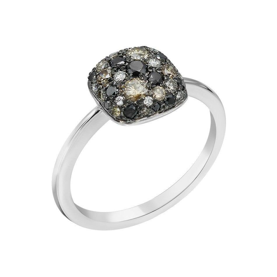For Sale:  Fashion Diamond White Gold Ring 4
